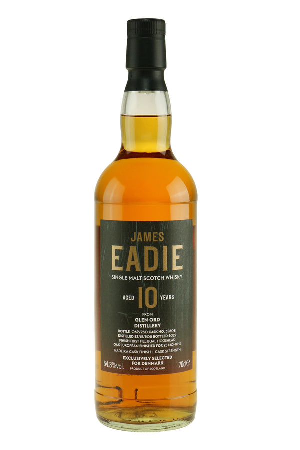 Glen Ord James Eadie 10y Cask #358021 Btld for DK - Bottle Hero