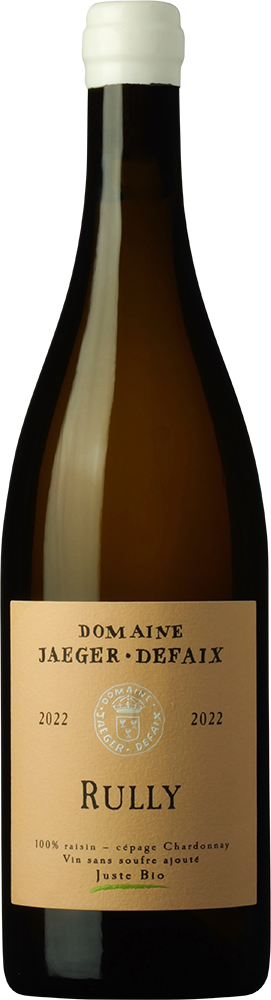 Bernard Defaix, Rully Blanc Sans Soufre, 2022 - Bottle Hero