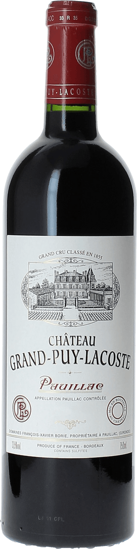 Grand Puy Lacoste 5 ème Grand Cru Classé Pauillac, 2017 - Bottle Hero