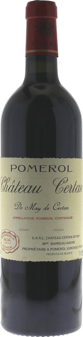 Certan De May Pomerol, 2018 - Bottle Hero