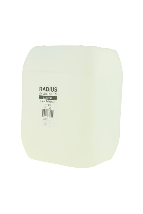 Radius Gin no 46 43% Øko - 10 liter - Bottle Hero
