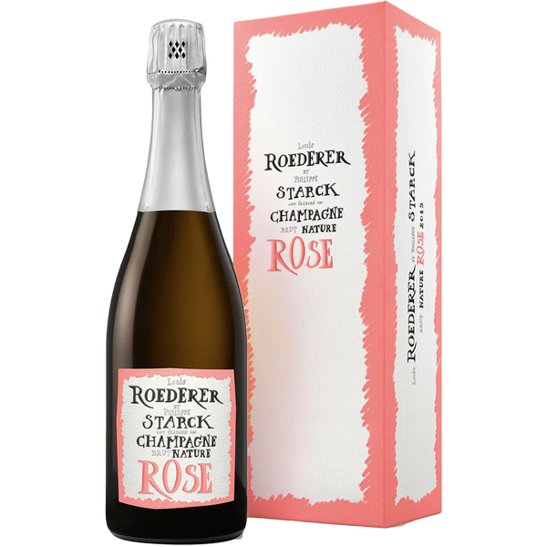 Louis Roederer & Philippe Starck Brut Nature Rosé 2018 GIFTBOX - Bottle Hero