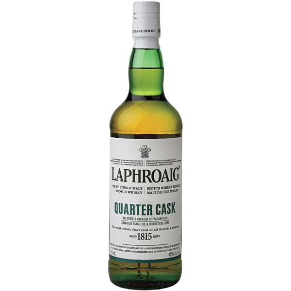 Laphroaig Quarter Cask Double Cask Matured Single Malt Scotch Whisky - Bottle Hero