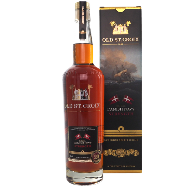 Old St. Croix Royal Danish Navy Strength 55% - Bottle Hero