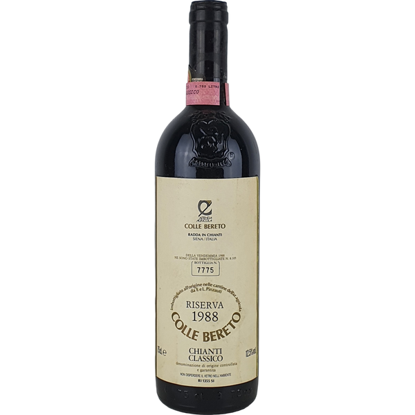 Colle Bereto Chianti Classico Riserva 1988 - 0,75l - Bottle Hero