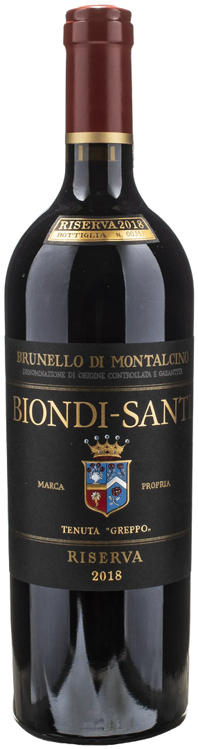 Biondi Santi Brunello di Montalcino Greppo Riserva 2018 - Bottle Hero