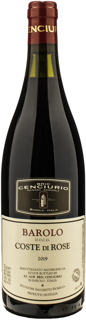 Bric Cencurio Barolo Coste di Rose 2019 - Bottle Hero