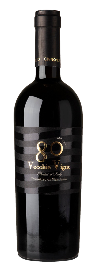 Cignomoro, Primitivo di Manduria 80 Vecchie Vigne Primitivo 2023 - Bottle Hero