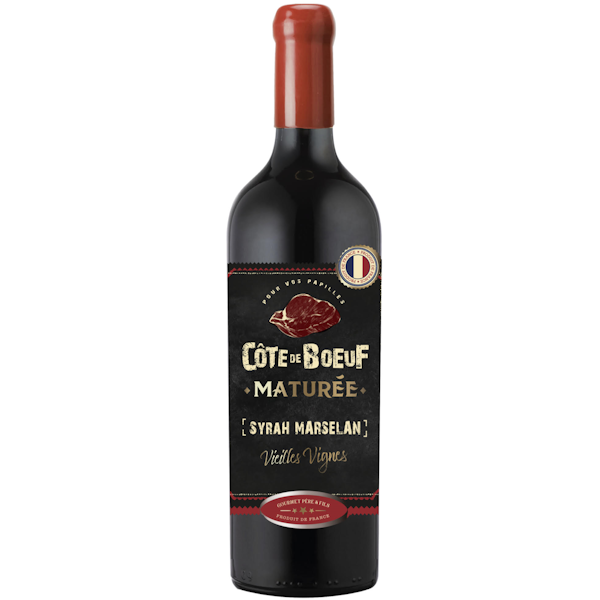 Gourmet Pere & Fils, Côte de Boeuf Maturée Vieilles Vignes Syrah Marselan 2024 - Bottle Hero