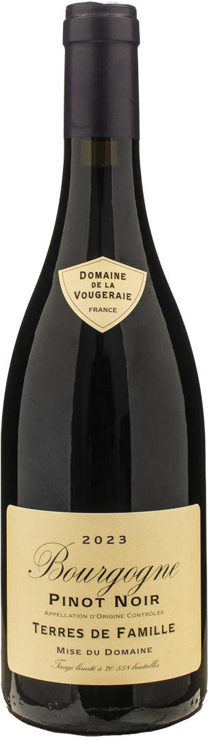 Domaine de la Vougeraie Bourgogne Pinot Noir Terres de Famille 2023 - Bottle Hero