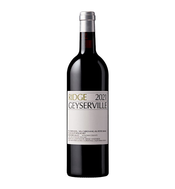 Ridge Vineyards Geyserville 2021 Magnum - Bottle Hero
