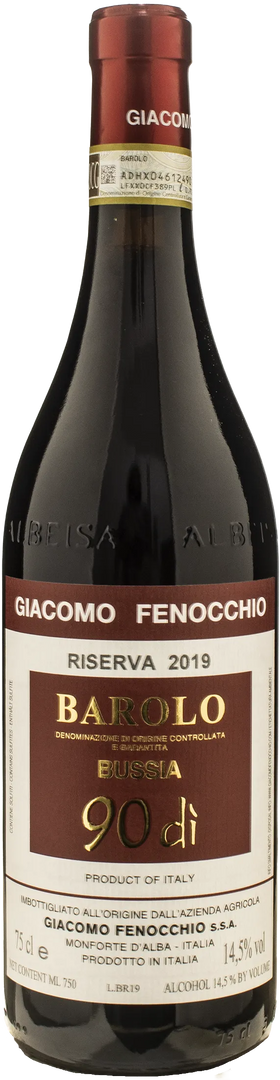 Giacomo Fenocchio Barolo Riserva Bussia 90 di 2019 - Bottle Hero