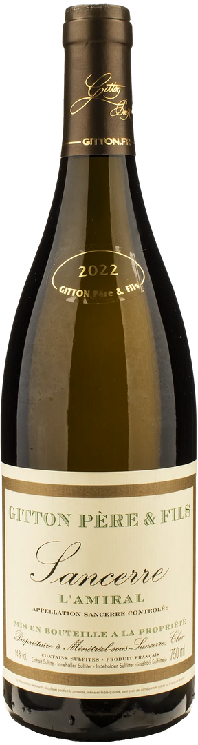 Gitton Pere et Fils Sancerre L'Amiral 2022 - Bottle Hero