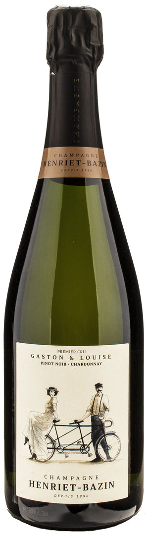 Henriet Bazin Champagne 1er Cru Pinot Noir Chardonnay Cuvee Gaston & Louise Brut Nature - Bottle Hero