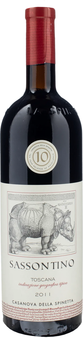 Casanova della Spinetta Toscana Sangiovese Rosso Sassontino 2011 - Bottle Hero