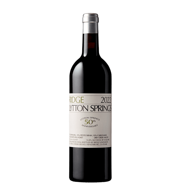 Ridge Vineyards Lytton Springs 2022 300CL - Bottle Hero