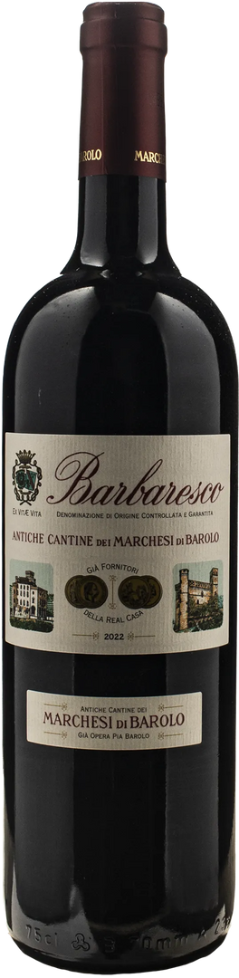 Marchesi di Barolo Barbaresco 2022 - Bottle Hero