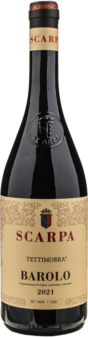 Scarpa Barolo Tettimorra 2021 - Bottle Hero