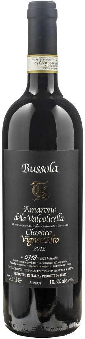 Tommaso Bussola Amarone della Valpolicella Classico Vigneto Alto TB 2012 - Bottle Hero