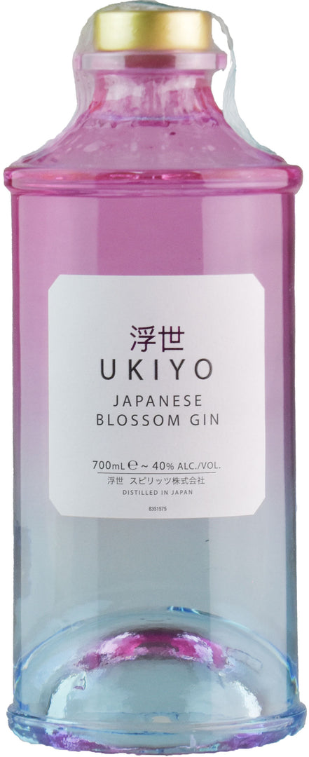 Ukiyo Japanese Blossom Gin 0.7L - Bottle Hero