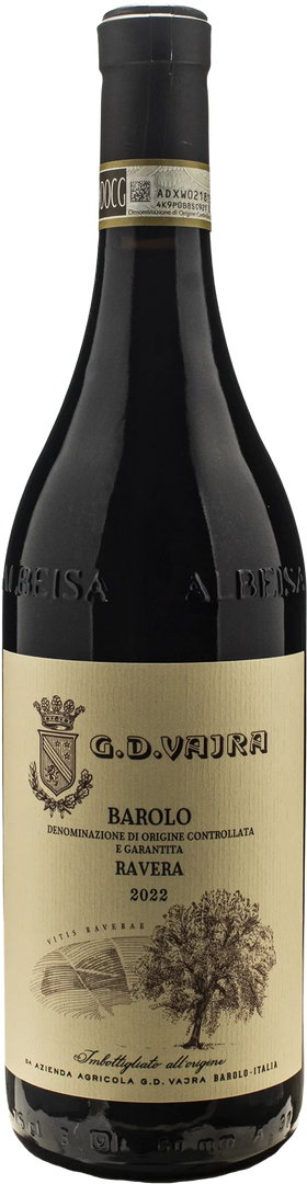 Vajra G.D. Barolo Ravera 2022 - Bottle Hero
