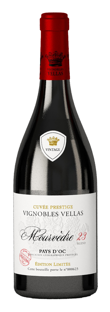 Vignobles Vellas, Pays Mourvedre Blend 23 2024 - Bottle Hero